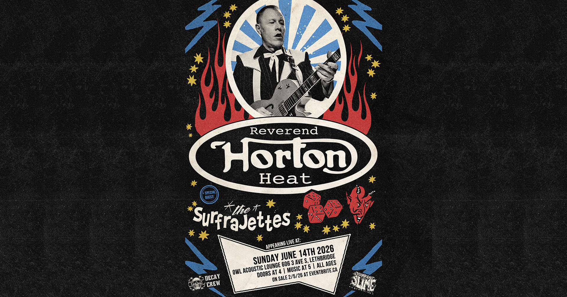 Reverend Horton Heat Live In Lethbridge With The Surfrajettes